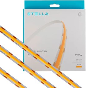 Fita De Led 7Wm 12V Luz Ambar 5M All Light Evo