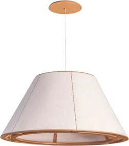 Pendente De Tecido Natural Catedral Rio 60Cm