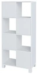 Conjunto Escritório Home Office 4 Peças Look A06 Branco/Ipê - Mpozenat