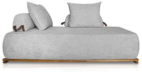Sofá 3 Lugares Decoração Lazer Sala Ibiza SPZ 200cm Bouclé - ADJ Decor