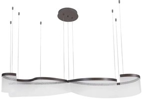 Pendente Led Metal Aluminio Cafe 74w 3000k Organic