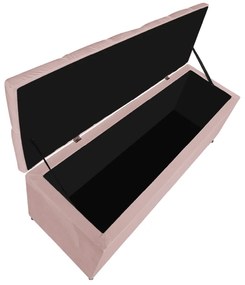 Calçadeira Estofada Liverpool 90 cm Solteiro Suede Roxo - ADJ Decor