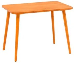 Mesa Infantil João e Maria em Madeira Maciça 66x48x51cm Natural Acetinado Piratini