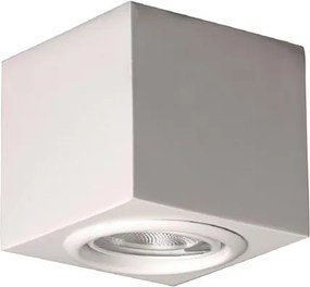 Plafon Sobrepor Orientável Alumínio Par20 7w - BRANCO