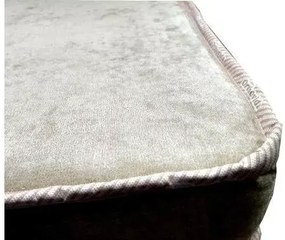 Puff Multifuncional Banco Colch�O E Poltrona Suede (Preto)
