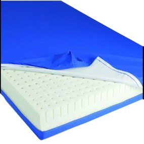 Capa Para Colchão Solteiro Hospitalar Impermeável Azul Com Ziper - 0.8... (Azul)