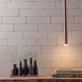 Pendente Led Aluminio 5W 3000K Chuvisco - CAFÉ