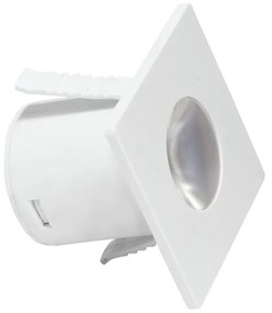 Spot De Embutir Mini Quadrado 1,2W Led 3000K Bivolt 3,5X3,5X2,8Cm Down...
