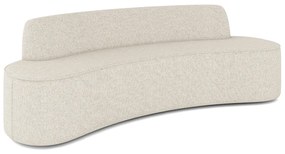 Sofá Decorativo 4 Lugares 230cm Bélgica Curvo Linho Bege G15 - Gran Belo