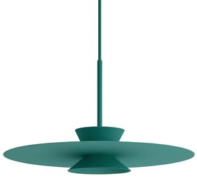 Pendente Tule Ø60X25Cm 1Xmr16 - Usina 25120/60 (MN-F - Mar Neutro Fosco, BT - Branco Texturizado)