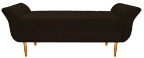 Recamier Estofado Ari 160 cm Queen Size Corano Marrom - ADJ Decor
