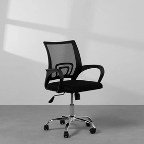 Cadeira de Escritório Itália Relax Giratória Preta - Cadeira de Escritório Itália Relax Giratória - Preta