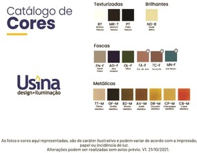 Plafon Sharp Quadrado 38X38X4,5Cm Led 56W Bivolt - Usina 19690/38 (BT - Branco Texturizado, 3000k)