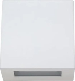 Arandela Led Aluminio Vidro 12W 2700K 127V - BRANCO