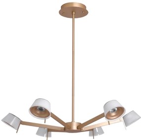 Pendente Led Metal Aluminio 28W 3000K Copo - CHAMPAGNE