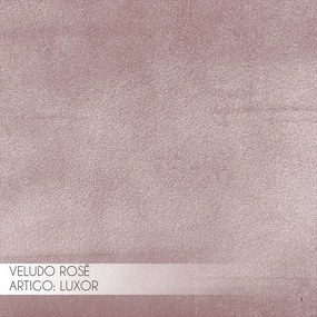 Poltrona do Papai Reclinável Elétrica com Massagem Magnum Veludo Rosê G23 - Gran Belo