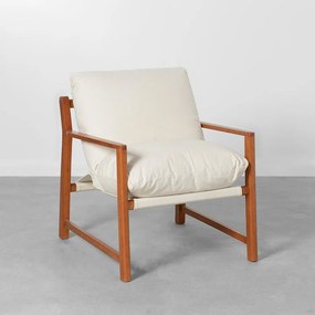 Poltrona Tribo Canela e Off White - Poltrona Tribo - Canela e Off White