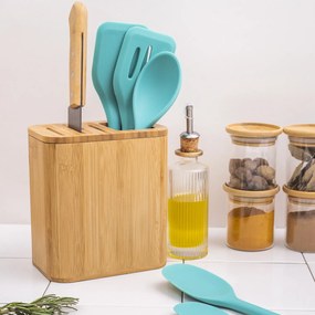 Porta Faca e Utensílios de Bambu