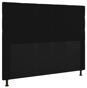 Cabeceira Stambul Para Cama Box Casal 140 cm Corino Preto - D'Rossi