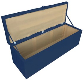 Calçadeira Clean 100 cm Suede D'Rossi - Azul Marinho