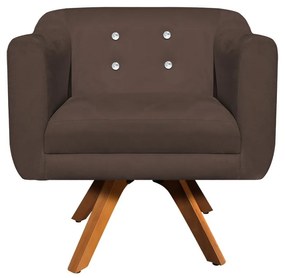 KIT 02 POLTRONAS GIRATORIA JULIA SUEDE M