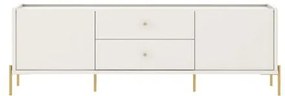 Rack Jasper Off White Fosco Base Dourado 1,80 MT - 69770 Sun House