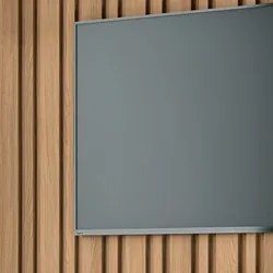 Estante Painel para TV 60 Pol. Ripado Com LED Natan H01 Off White/Frei