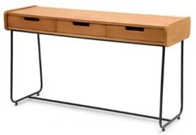 Aparador Class Tampo Mel Base Preta 150cm - 59588 Sun House
