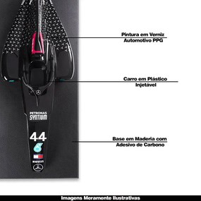 Quadro 3D Carenagem Carro F1 Cockpit Mcd Lewis Hamilton G53 - Gran Belo
