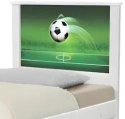 Cama Solteiro Infantil Para Colchão 188x88cm Futebol K06 - Mpozenato