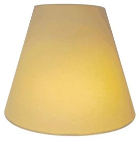 Arandela Retro Cone Md-2001 Cúpula em Tecido 25/26x13cm Algodão Crú - Bivolt