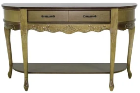 Aparador com 2 Gavetas e Prateleira Entalhado - Wood Prime NP 33234