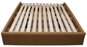 Cama Oslo em Tecido Caramelo para Colchão Queen 158cm - 70381 Sun House