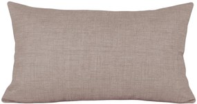 Capa Almofada Veludo Estampado Linho 30x50cm - Tom de bege