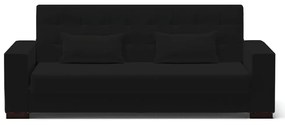 Sofá Cama Casal 3 Lugares 210cm Lisboa Linho  D03 - D'Rossi - A79 Preto