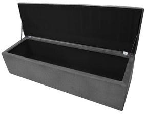 Calçadeira Munique 195 cm King Size Corano Cinza - ADJ Decor