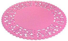 Lugar Americano de Natal Redondo Avulso 1un Rosa Claro 35cm - D'Rossi