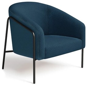 Poltrona Sala Industrial Alta Preto Stella Bouclê D03 - D'Rossi - Azul