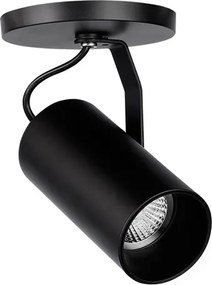 Spot Sobrepor Aluminio Com Canopla Par20 Flow - PRETO