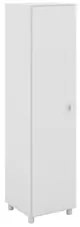 Armário Multiuso 1 Porta 2 Prateleiras AM3107 Branco - Tecno Mobili