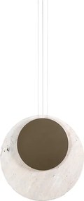 Pendente Led Aluminio Marmore 22,4W 127V 3000K Bolle Rock - MARROM