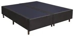 Base Para Cama Box Casal Bipartido 158cm Suede Liso Love Story Hf Marr