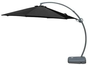 Ombrelone Jamaica Preto em Aluminio Base HDPE Lateral Tecido Poliester 305cm - 43990 Sun House