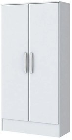 Roupeiro Multiuso Briz 2 Portas 3 Prateleiras - Branco