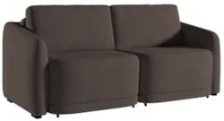 Sofá Cama Casal para Sala 196cm Polska Z08 Veludo Marrom - Mpozenato