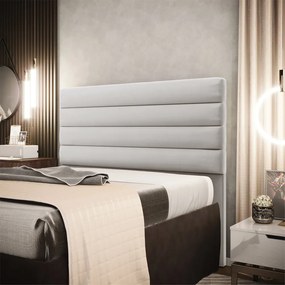 Cabeceira California Para Cama Box King 190 cm Veludo - D'Rossi - Cinza
