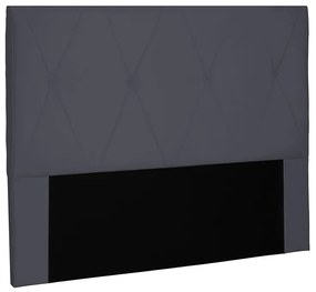 Cabeceira Cama Box Solteiro 90cm Aquilla Suede Cinza - Sheep Estofados - Cinza