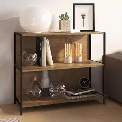 Estante Aparador Estilo Industrial Steel Quadra 27868 Vermont Base Pre