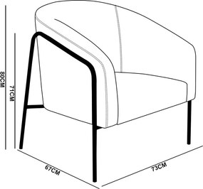 Poltrona Sala Industrial Alta Dourado Stella Suede D03 - D'Rossi - Rosa Bebê