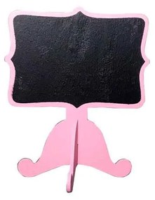 Placa Decorativa Rosa 11x8 cm - D'Rossi